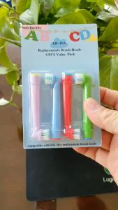 Bộ 4 đầu bàn chải đánh răng điện Trẻ em Minh House Cho máy Oral-B Braun EB-10A