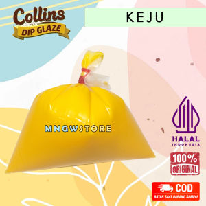 Selai Collins Dip Glaze Rasa Keju 400gr | Saus Manis Pasta Selai Donat Roti Rasa Keju