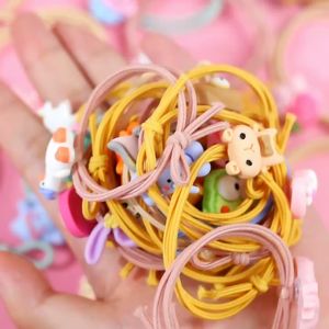 Combo 10 dây thun buộc tóc icon cực xinh đáng yêu dây thun buộc tóc nữ chất liệu cao su nhiều màu phong cách hàn quốc cột tóc nữ cột tóc cho bé gái