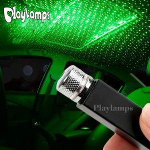 Car USB Star Ceiling Decorative Light Interior Mini LED Starry Laser Atmosphere Ambient Projector Lights