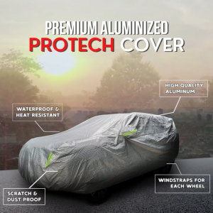 Isuzu MUX Protech Lab - Premium 3-Layered All Weather SILVER Aluminum Car Cover