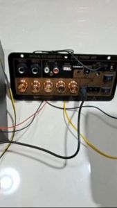 COD TaffSTUDIO Papan Audio ampli Amplifier Karaoke Bluetooth  Penguat Daya HiFi BASS mikrofon - D50
