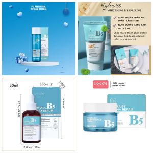 [DEAL SỐC - SET 4 SẢN PHẨM] SERUM& KEM DƯỠNG+ TONER&Kem chống nắng B5 Pretty Skin 70ml kem chống nắng Hàn Quốc 7 màng lọc chống nắng giúp dưỡng trắng phục hồi da