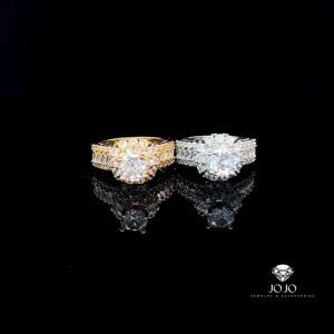 N685 Nhẫn nữ đính đá CZ cao cấp sáng lấp lánh JOJO