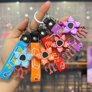 clu 2025 Stranger Things 5 corpse flower Demogorgon doll keychain key holder bag pendant ulc