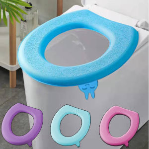 Toilet Seat Cover with Cute handle EVA Waterpoof Soft Washable Mat Home Decor Closestool Mat Seat Case Toilet Lid Cover