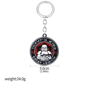 Star Wars Keychain Cartoon Millennium Falcon Spaceship Keyring Pendant Metal Bottle Opener Accessories Fans Gifts Toy