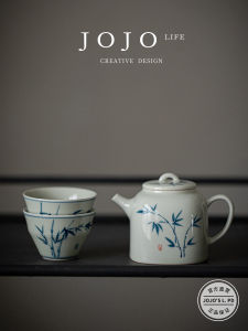 Retro Ceramic Tea Set Single Cup Gongfu Tea Drinking Cup Master Cup Simple Style Chinese Style Hand-Painted Tea Utensils