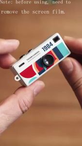 ALLOYSEED | Camera Hành Động Mini G6 Retro 0.96 Inch Móc Khóa Quay Video HD 1080P Hỗ Trợ Âm Thanh Thẻ Nhớ Micro SD (không Kèm Theo)