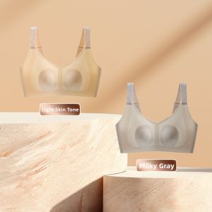 QIANLINGMEI | Slim Lightweight Small-looking Minimizing Full Cup Comfortable Breathable Anti-sagging Bunny Ear Cups Bra
