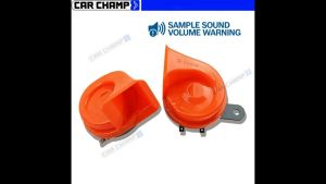 Bosch Evolution Fanfare Horn - Orange 12V w/ FREE SOCKET & RELAY (Car Accessories)