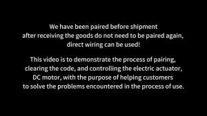 12V DC Motor Forward And Reverse Remote Control Switch For Retractable Door Curtain Electric Push Rod Wireless Remote Motor