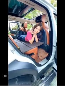 เบาะรองนั่ง/รองนอนในรถยนต์ พับได้แบบไม่ต้องพอง เปิดใช้งานใน 5 วินาที สำหรับรถเก๋งและแคมป์ปิ้ง