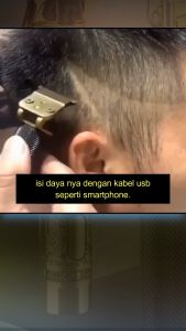 COD VINTAGE Alat Cukur Rambut Elektrik Hair Clipper Trimmer Rechargeable - T9