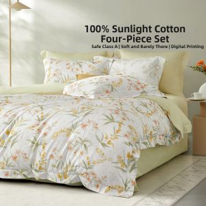 Mercury | Cotton Bedding Set 4 Pieces Skin-friendly