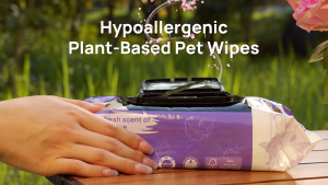 HICC PET Wipes for Dogs and Cats  Vet-Recommended Pets Cleaning Wipes Deodorizing Hydrating Smoothes Fur Fermented Coconut Oil Grooming Paws Body and Butt