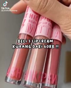PINKFLASH Silky Velvet Matte Lipstick Lip Cream [BPOM Certified] | Smooth High Pigment Lasting NU02 | Anti Menggumpal | Velvet Matte | Pigmentasi Tinggi | Mousse Feeling | Tidak Membuat Kering | Tahan Lama | Korean Look | Tekstur Lembut dan Halus | Blend