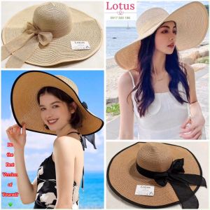 Lotus] Nón Nữ Đẹp/ Mũ Chống Nắng Vành Lớn Thanh Lịch/ Mũ Đi Biển Du Lịch/ Nón Gấp Gọn Tiện Dụng