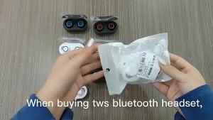 TWS Wireless Bluetooth Earphone Touch Control 9D Stereo Headset with Mic Sport Earphones Waterproof Earbuds LED Display