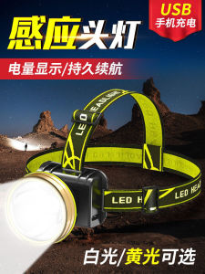 Đèn Pha Led Siêu Sáng Có Thể Sạc Lại Để Câu Cá Ngoài Trời Ban Đêm Đèn Khai Thác Bền Lâu Gắn Trên Đầu Bằng Kính Thiên Văn Dây Đeo Co Giãn