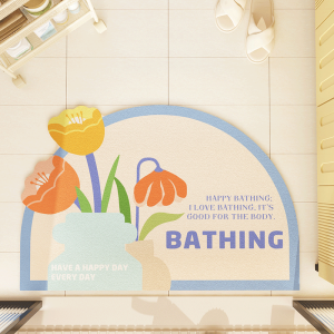 YUNHAOBUYI | Anti-slip Bathroom Mat Silica Mud Absorbent
