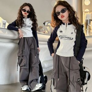 LIREGONGZHU | Girl Children Fashion New Spring Autumn Two Piece Set