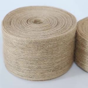 1-10meters Linen Burlap Fabric Ribbon Macrame Craft Linen Webbing for Wedding Decoration Gifts Box Bouquet Bow Packaging Stuff