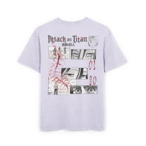 Bandai | Attack on Titan Eyes Never Lie 2026 Mens and Womens Summer Cotton T-Shirt - Comfortable and Breathable Top Fan Souvenir Gift