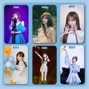 นักเรียน ที่ใส่บัตรนักศึกษาพร้อมสายคล้องคอ พวงกุญแจ ระบบควบคุมการเข้าออก ปกป้องบัตรอาหาร หวัง ซินยิง ดีไซน์ ปรับแต่งได้