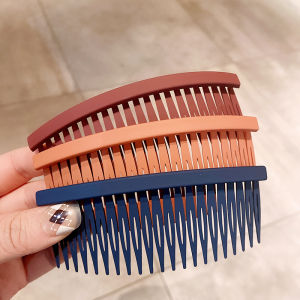Large Size Matte Hair Clips Womens Comb-In Clip Hair Grooming Tool Forehead Comb-In Hair Clip Back of Head Hair Clamp