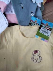 [Hàng Mới Về] 10 áo sơ sinh thun coton áo tay dài tay ngắn  áo cài nút trẻ em