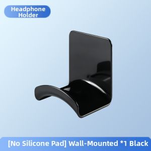 NUOPUCHI | Drill-Free Headphone Stand Wall Mount Desktop Storage Rack