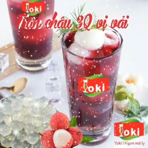 Trân châu 3Q hương vị vải Yoki