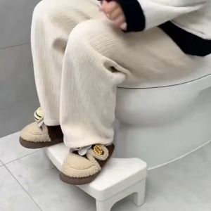 [ส่งไว จากไทย] Kokoro Home เก้าอี้วางเท้าสำหรับนั่งขับถ่าย เก้าอี้นั่งส้วม เก้าอี้รองเท้า ที่วางเท้าในห้องน้ำ totlet stool ช่วยขับถ่าย MB205