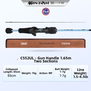 KINGDOM | Ultralight Portable Stream Fishing Rod Straight Grip
