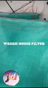 Waring jaring Kasa hijau wadah media filter untuk pasir silica bio ring bio ball karang jahe berbagai macam ukuran siap pakai