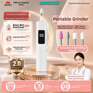 IMLUCKY | Automatic Electric Nail Grinder for Seniors Gray Nails and Thick Fingernails