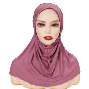 New Style Ready to Wear Muslim Hijab Jersey Instant Scarf Light Turban Malaysian Shawl
