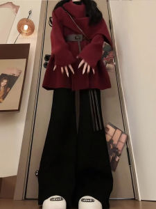 XUECAIQI | Winter Korean Style Set Sweater Poncho Skirt