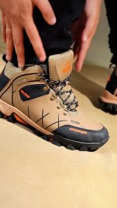 Sepatu Hiking Trek m078 Tahan Air Sol Anti-Slip Petualangan Luar Ruangan