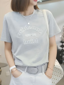 DAIXIANGFEIZI | Cotton Loose Fitting Short Sleeve T-Shirt