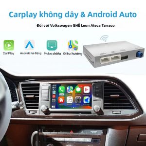Hệ Thống AUTOABC Wireless Carplay Android Auto Mirror Dành Cho Volkswagen SEAT Leon Passat B8 Với Hỗ Trợ MIB2 Và Camera Lùi OEM