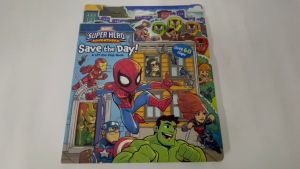 Marvel Super Hero Adventures Story Board Book with Lift the Flaps for Toddlers