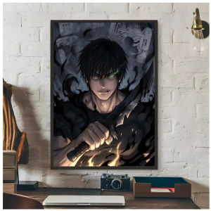 Bandai | Anime Fushiguro Jujutsu Kaisen Toji Oil Painting By Numbers Wall Decor for Living Room Bedroom Home Decor Gift No Frame