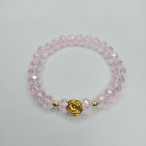 Gelang Kristal Ceko Charm Mawar Gelang Melar Crystal Xuping Bunga