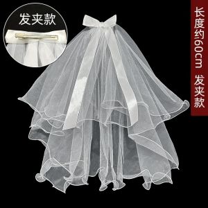 งานแต่งงาน Prop ใบรับรองหมั้นผีเสื้อโบว์ผ้าคลุมศีรษะ < Ne1> อุปกรณ์เสริมการถ่ายภาพเด็กผู้หญิงคลิป