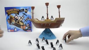 pirate boat penguin balance mainan anak dan keluarga SNI board game YG-17
