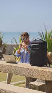 MARK RYDEN MR8288 38L Aegis Fortress Travel Bag - Tas Ransel Backpack 17.3 In With Strap RFID