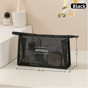 FUSHIXIONG | Travel Friendly Transparent Breathable Drainable Large Capacity Toiletry Bag