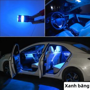Bộ Đèn LED Ô Tô Ford Escape Kuga Edge Ecosport Expedition Explorer Territory Đèn Đọc Sách Nội Thất Đèn Mui Xe Đèn Che Nắng Canbus Không Lỗi Màu Trắng Xanh Dương Băng Giá